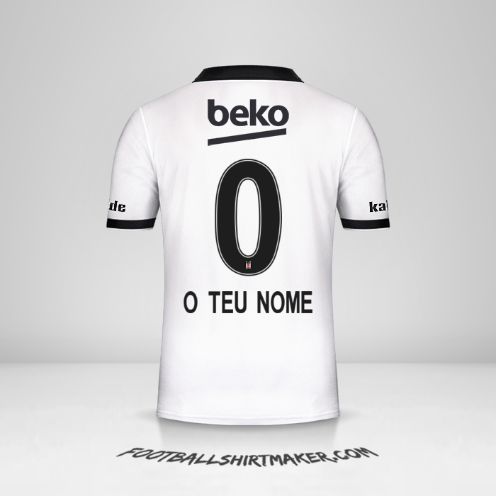 Camisola Besiktas JK 2018/19 -  o teu nome - 0