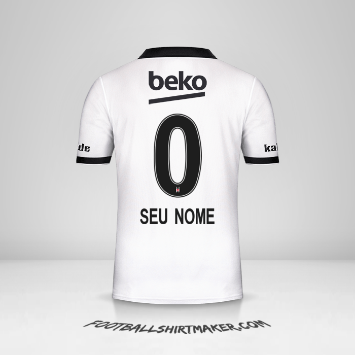 Camisa Besiktas JK 2018/19 -  seu nome - 0