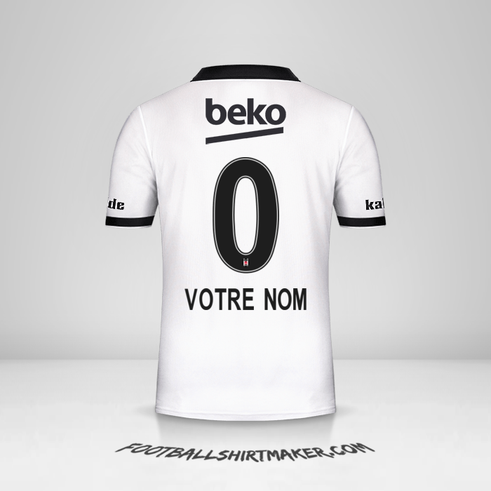 Maillot Besiktas JK 2018/19 -  votre nom - 0