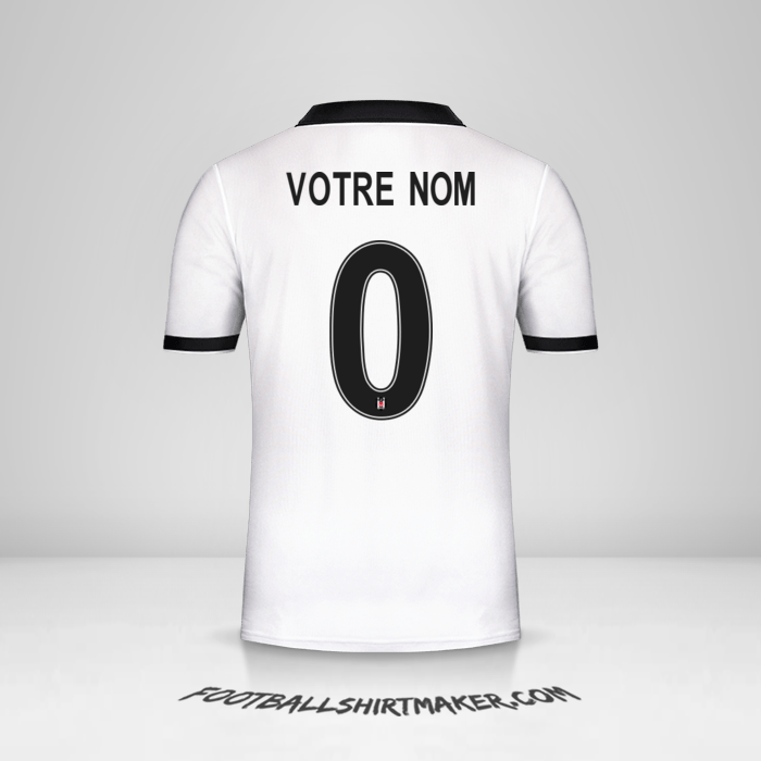 Maillot Besiktas JK 2018/19 Cup -  votre nom - 0