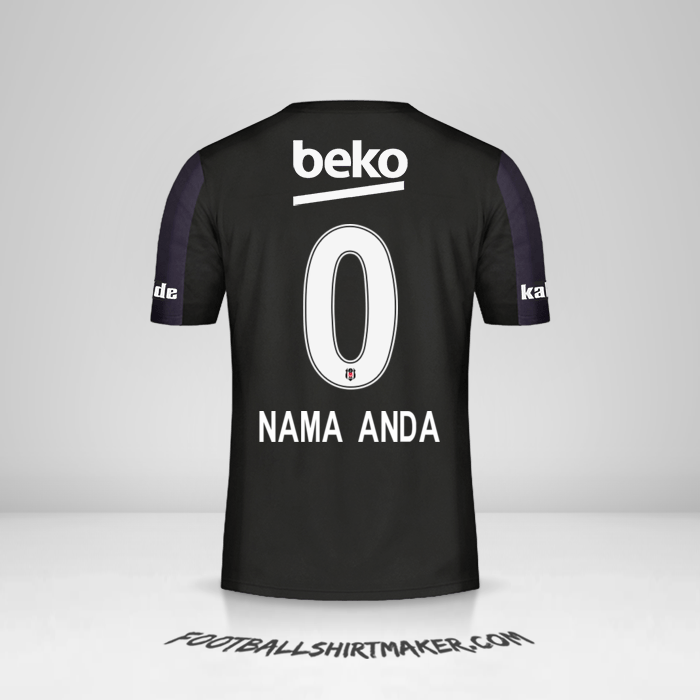 Jersey Besiktas JK 2018/19 II -  nama anda - 0