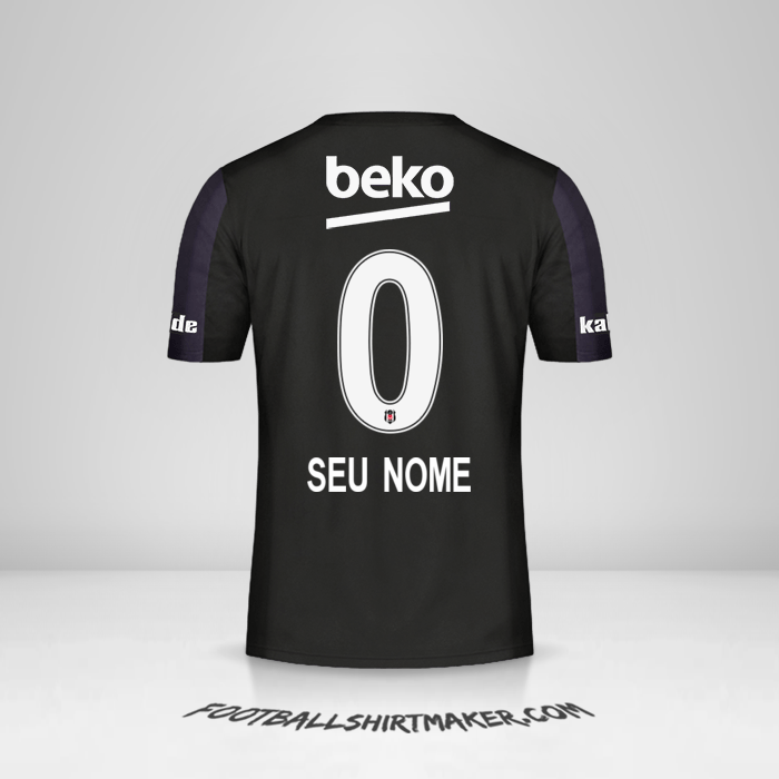 Camisa Besiktas JK 2018/19 II -  seu nome - 0