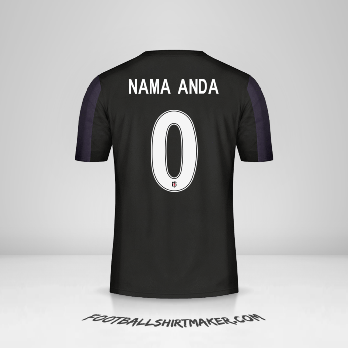 Jersey Besiktas JK 2018/19 Cup II -  nama anda - 0