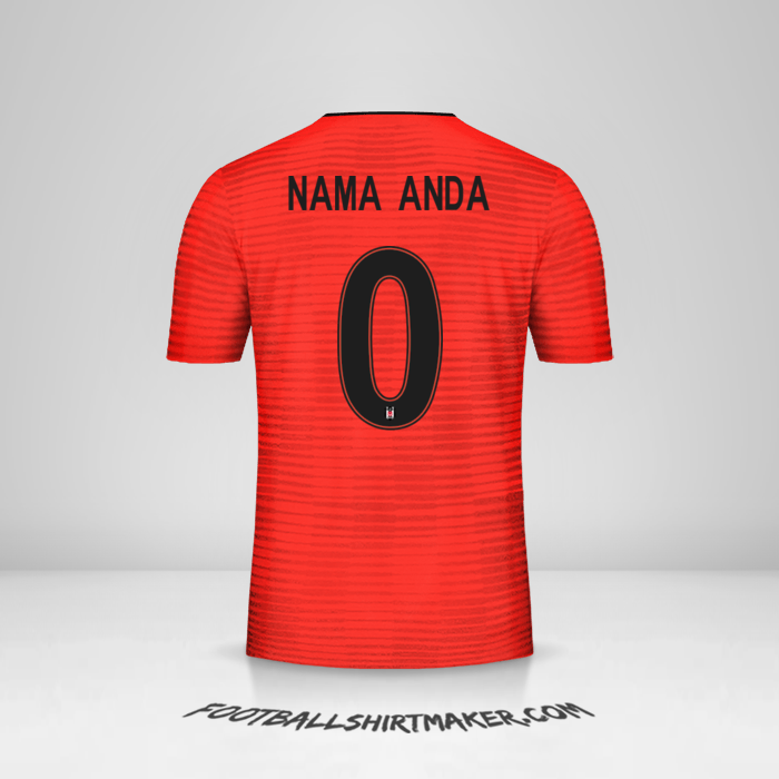 Jersey Besiktas JK 2018/19 Cup III -  nama anda - 0