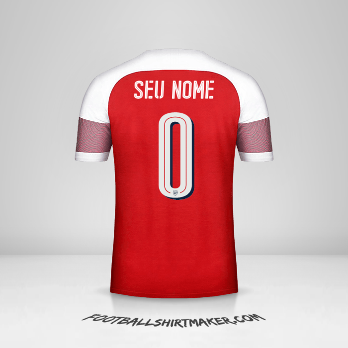 Camisa Arsenal 2018/19 Cup -  seu nome - 0