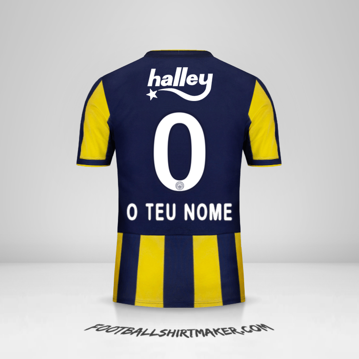 Camisola Fenerbahce SK 2018/19 -  o teu nome - 0