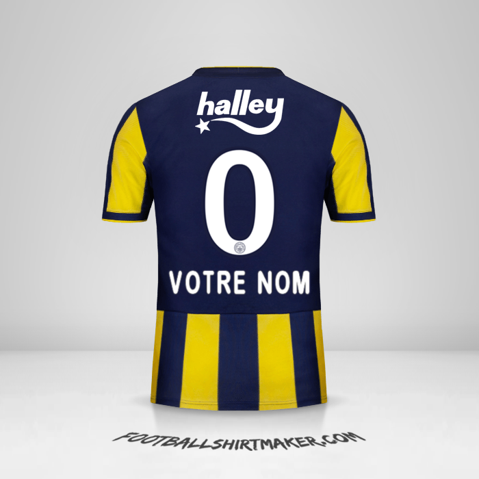 Maillot Fenerbahce SK 2018/19 -  votre nom - 0