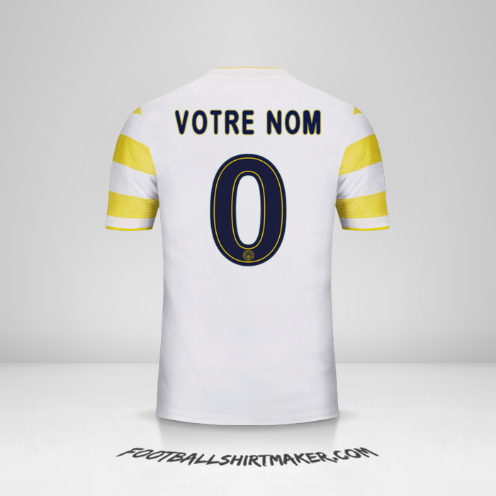 Maillot Fenerbahce SK 2018/19 Cup II -  votre nom - 0