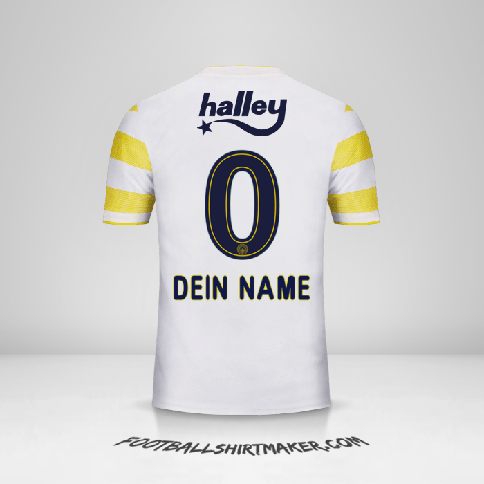 Trikot Fenerbahce SK 2018/19 II -  dein name - 0