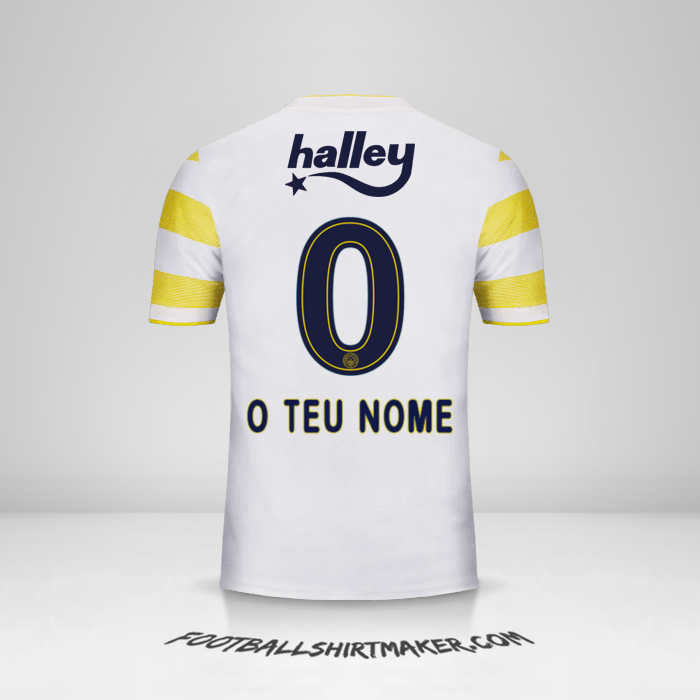 Camisola Fenerbahce SK 2018/19 II -  o teu nome - 0