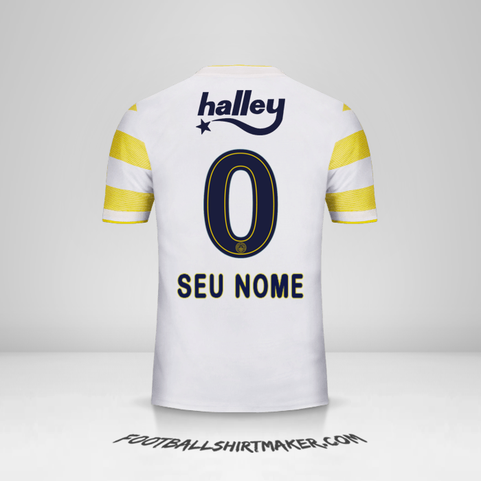 Camisa Fenerbahce SK 2018/19 II -  seu nome - 0