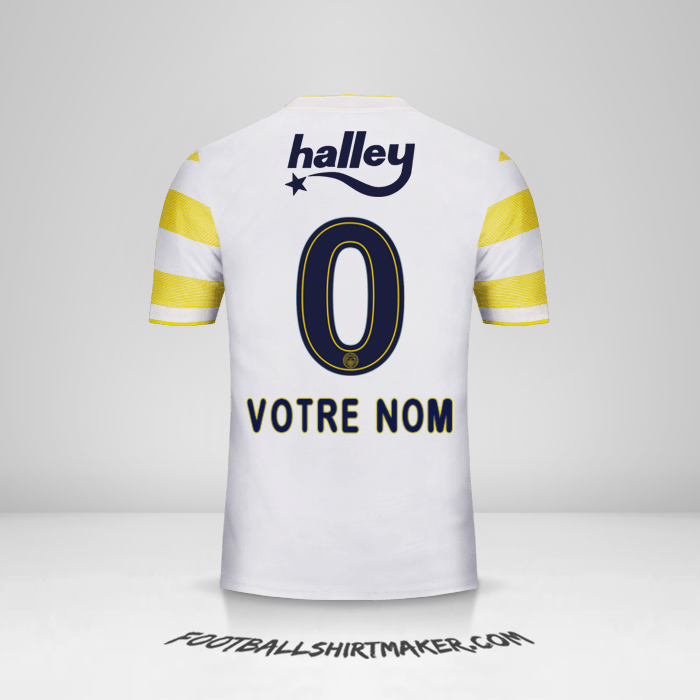 Maillot Fenerbahce SK 2018/19 II -  votre nom - 0