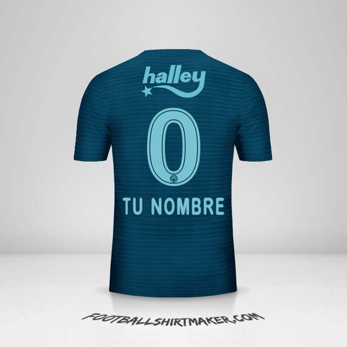 Camiseta Fenerbahce SK 2018/19 III número 0 tu nombre