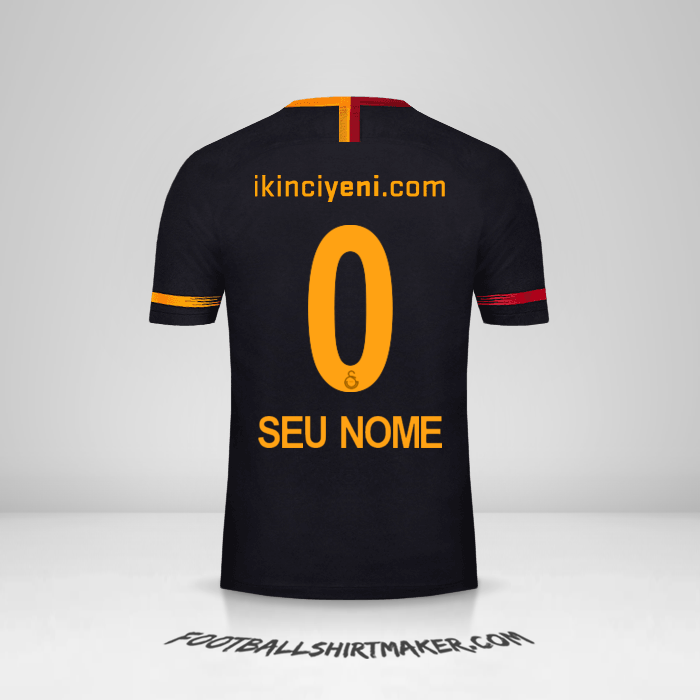 Camisa Galatasaray SK 2018/19 II -  seu nome - 0