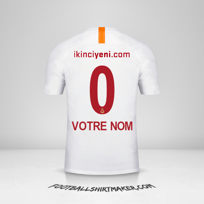 Maillot Galatasaray SK 2018/19 III -  votre nom - 0