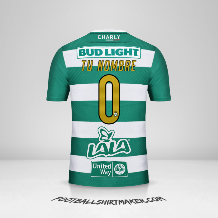 Camiseta Santos Laguna 2018/19 -  tu nombre - 0