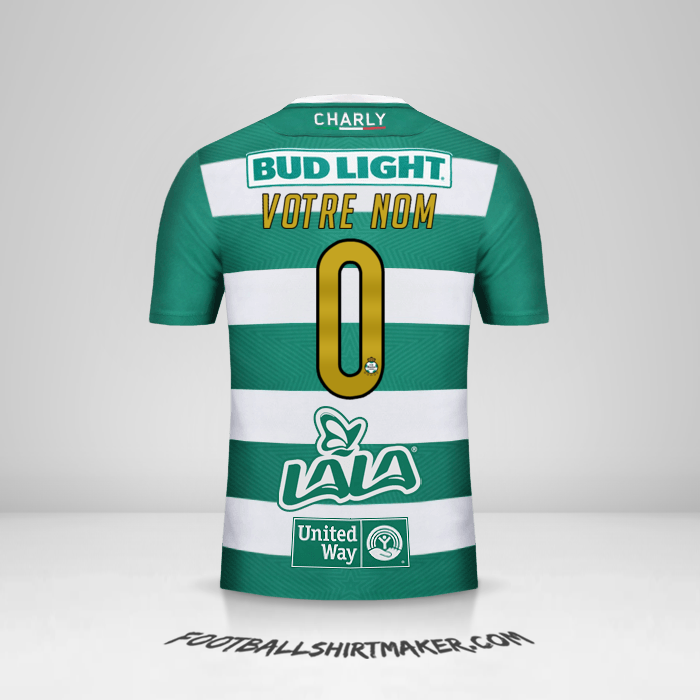 Maillot Santos Laguna 2018/19 -  votre nom - 0