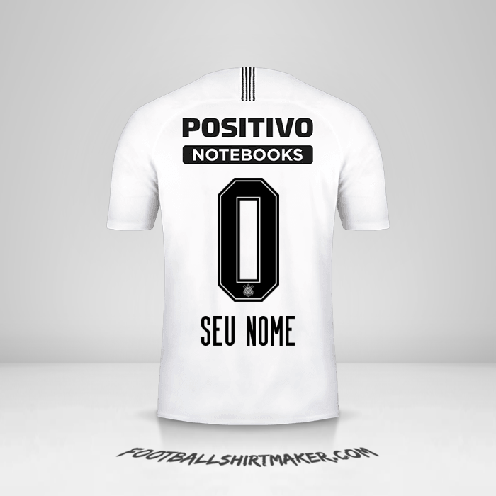 Camisa Corinthians 2018/19 -  seu nome - 0