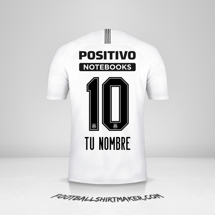 Camiseta Corinthians 2018/19 número 10 tu nombre