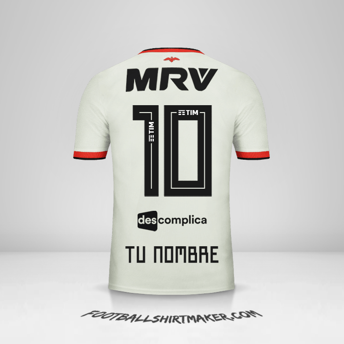 Crear jersey Flamengo 2018 19 II con tu Nombre y Numero