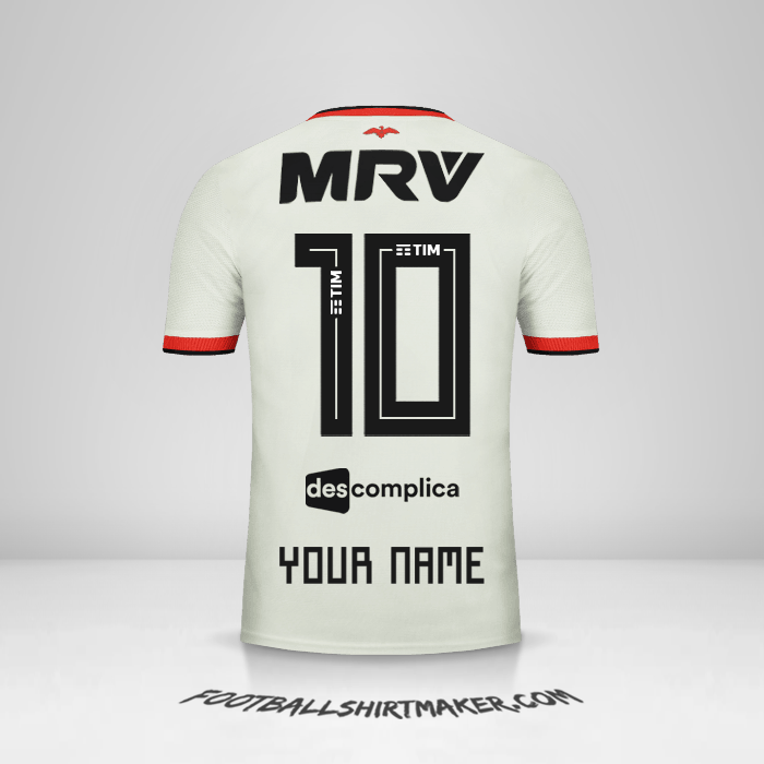 Flamengo 2018/19 II jersey number 10 your name