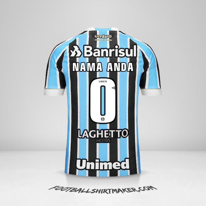 Jersey Gremio 2018 -  nama anda - 0