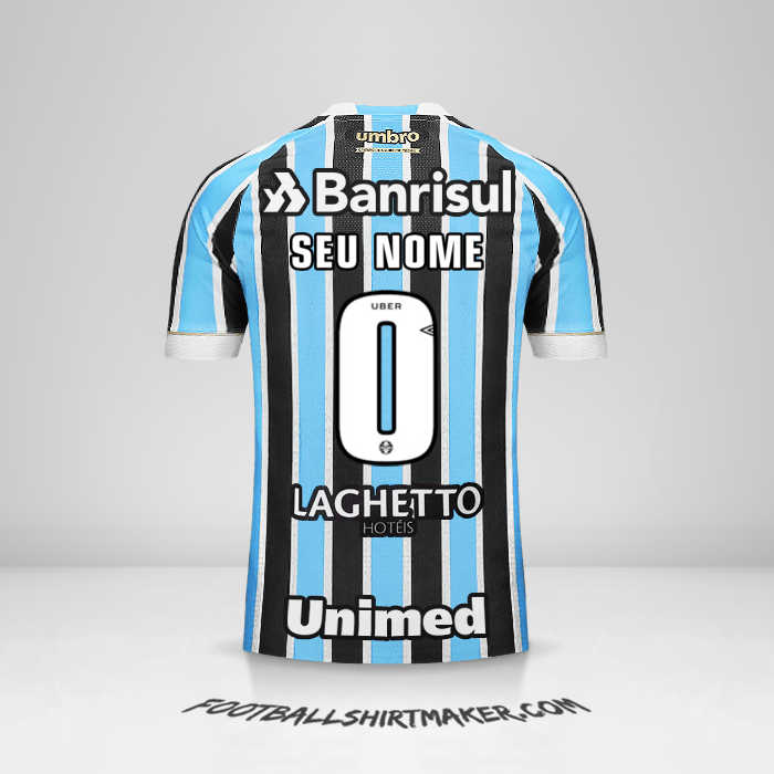 Camisa Gremio 2018 -  seu nome - 0