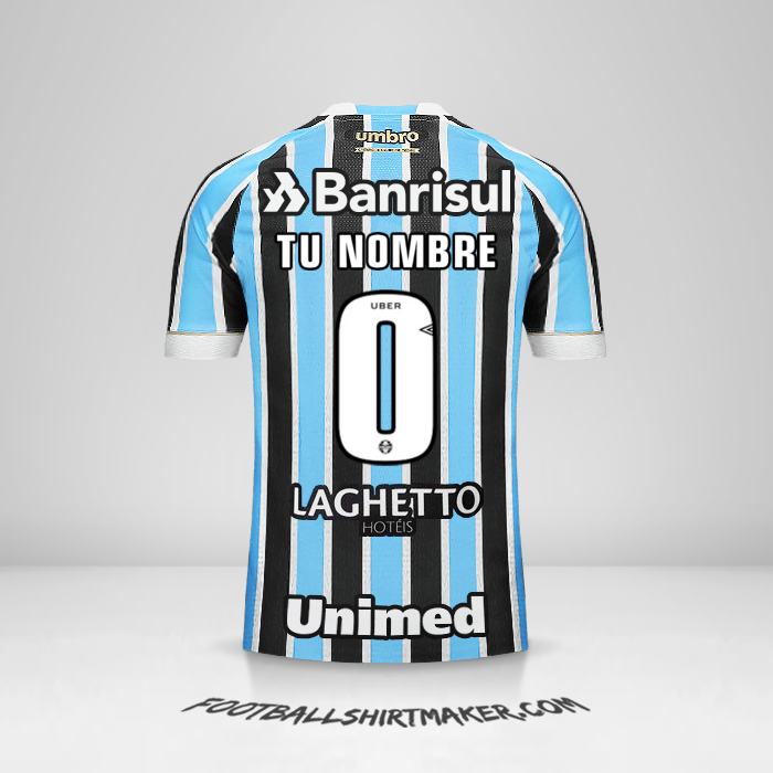 Camiseta Gremio 2018 -  tu nombre - 0