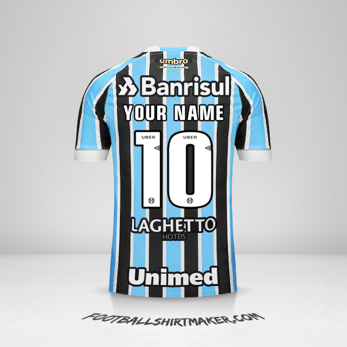 Gremio 2018 jersey number 10 your name