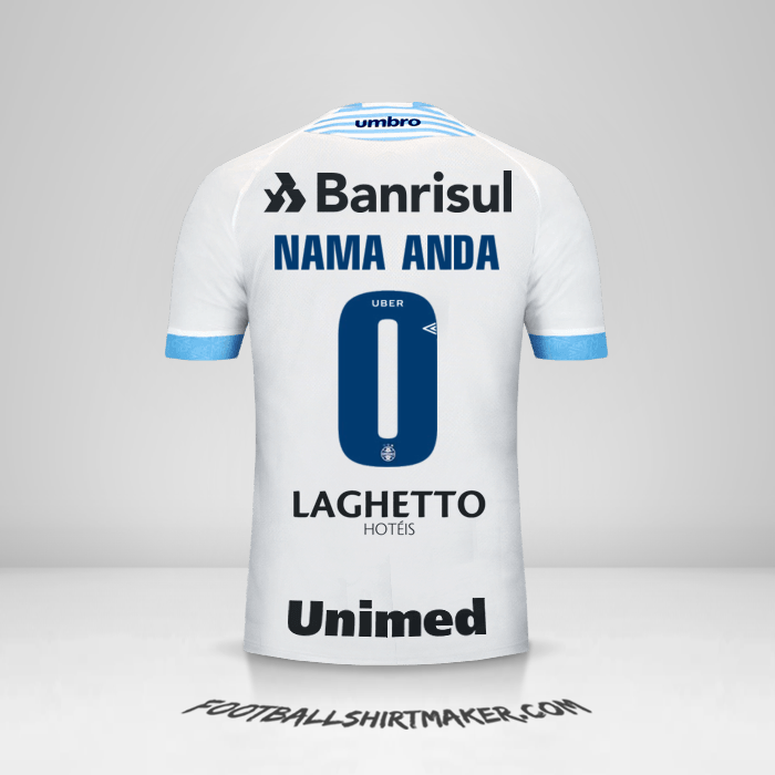 Jersey Gremio 2018 II -  nama anda - 0