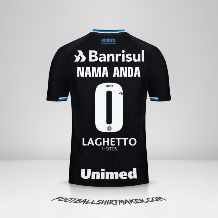 Jersey Gremio 2018 III -  nama anda - 0