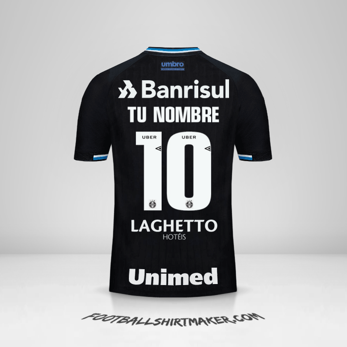 Jersey Gremio 2018 III número 10 tu nombre