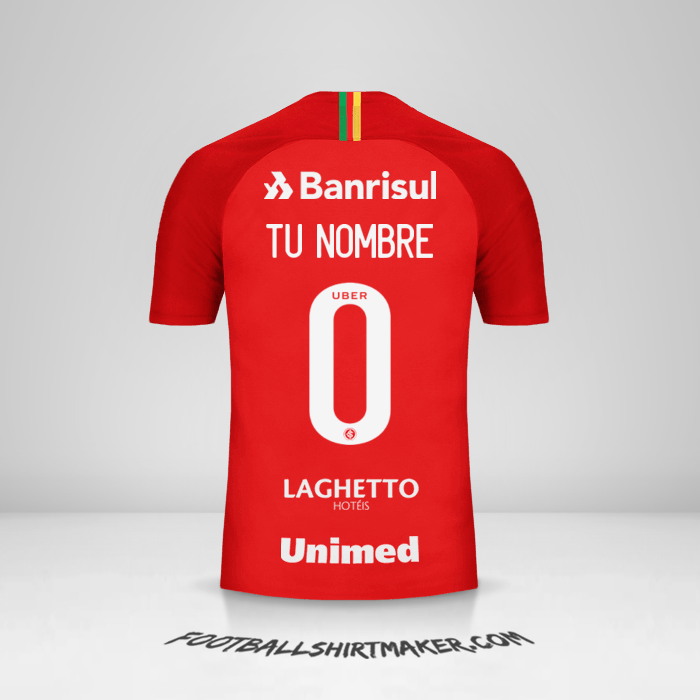 Jersey Internacional 2018/19 -  tu nombre - 0