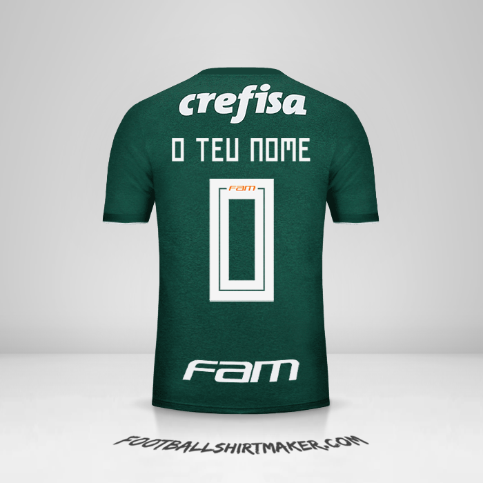 Camisola Palmeiras 2018 -  o teu nome - 0