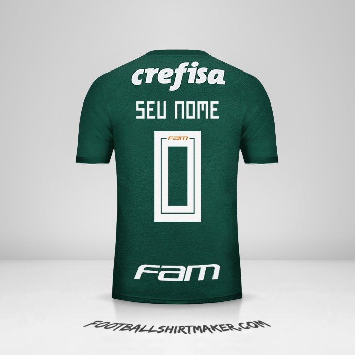 Camisa Palmeiras 2018 -  seu nome - 0