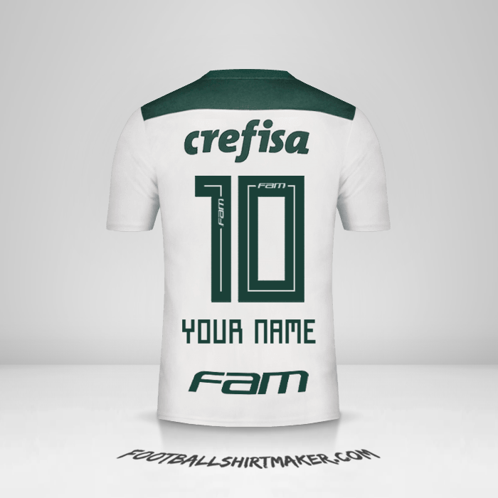 Palmeiras 2018 II jersey number 10 your name