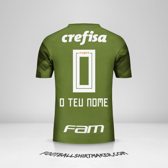 Camisola Palmeiras 2018 III -  o teu nome - 0