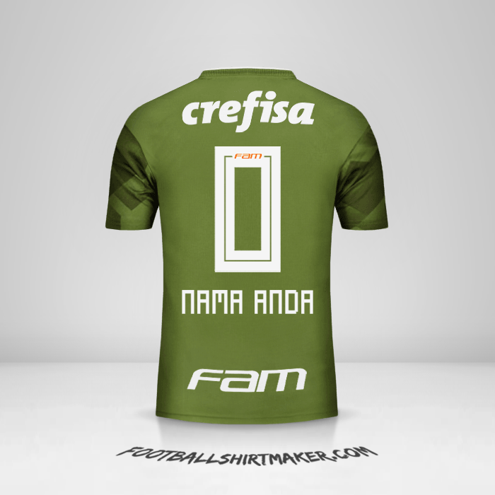 Jersey Palmeiras 2018 III -  nama anda - 0