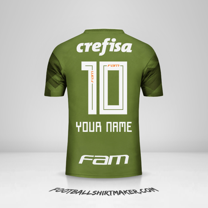 Palmeiras 2018 III shirt number 10 your name