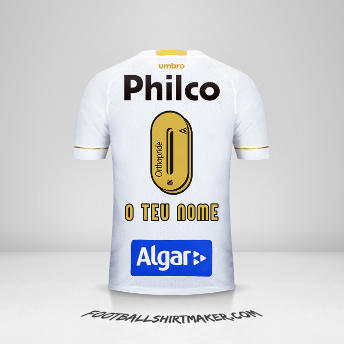 Camisola Santos FC 2018 -  o teu nome - 0