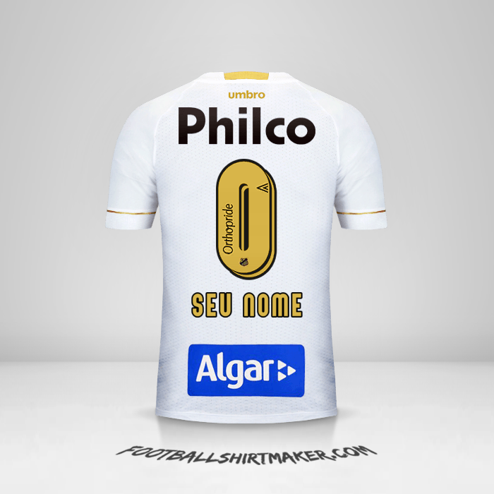 Camisa Santos FC 2018 -  seu nome - 0