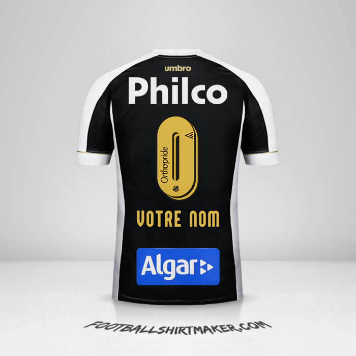 Maillot Santos FC 2018 II -  votre nom - 0