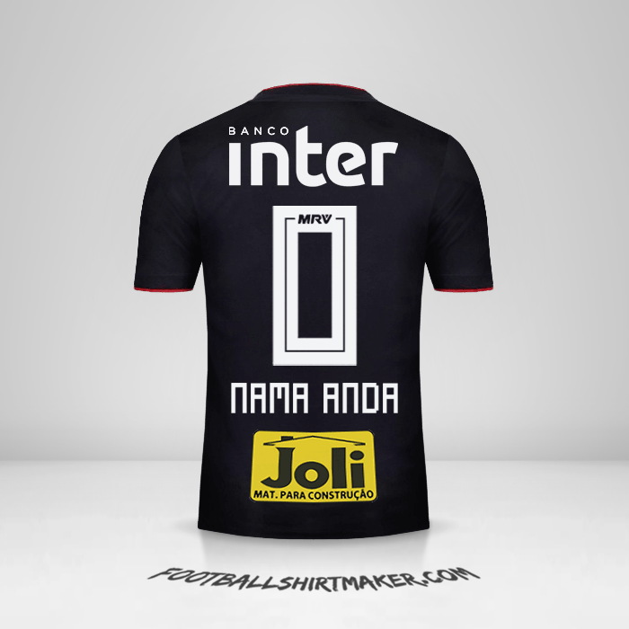 Jersey Sao Paulo FC 2018 II -  nama anda - 0