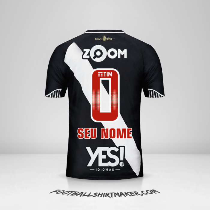 Camisa Vasco da Gama 2018 -  seu nome - 0