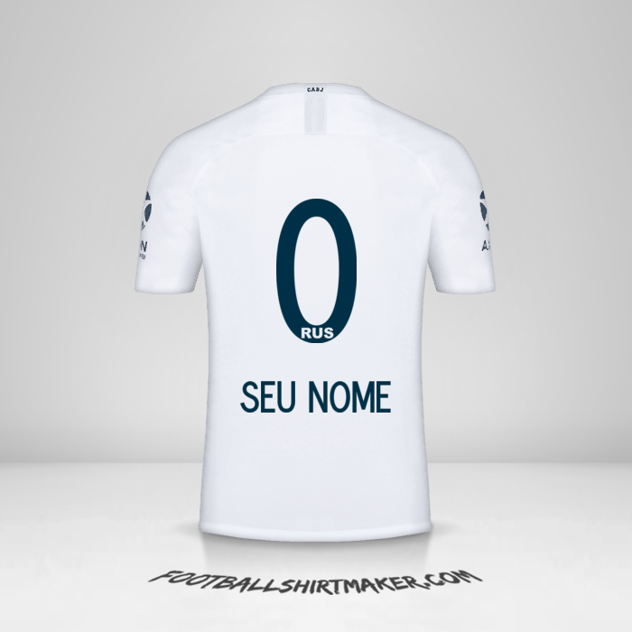 Camisa Boca Juniors 2018/19 II -  seu nome - 0