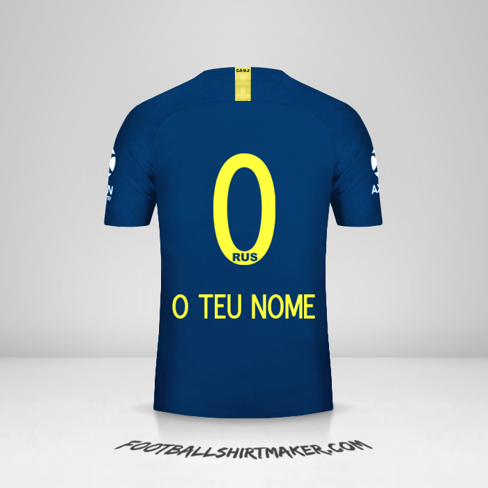 Camisola Boca Juniors 2018/19 -  o teu nome - 0