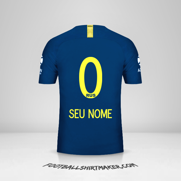 Camisa Boca Juniors 2018/19 -  seu nome - 0