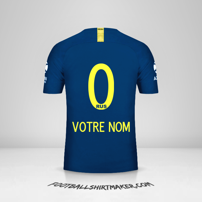 Maillot Boca Juniors 2018/19 -  votre nom - 0