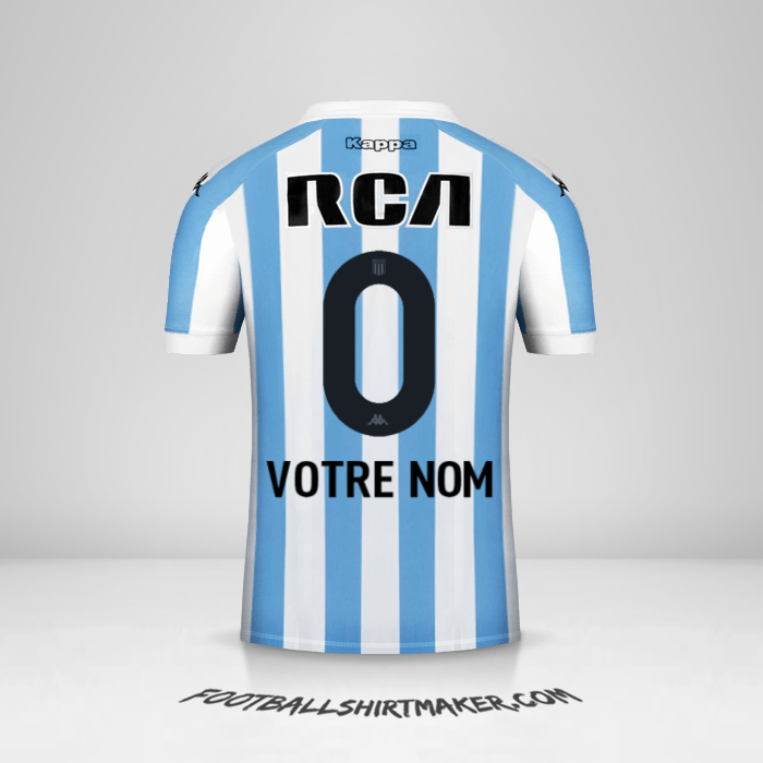 Maillot Racing Club 2018 -  votre nom - 0