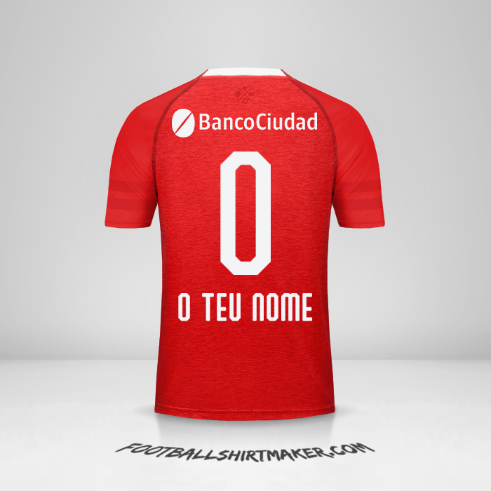 Camisola Independiente 2018/19 -  o teu nome - 0